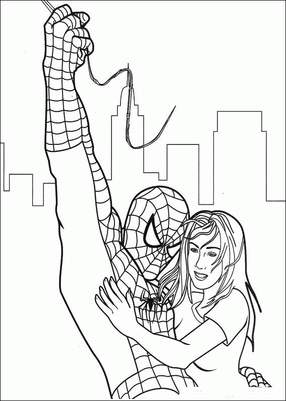 Spiderman Malvorlagen